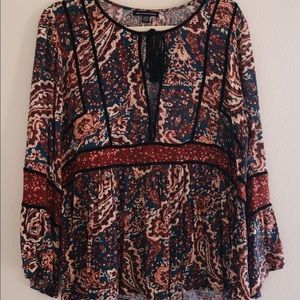 American Eagle Printed Blouse